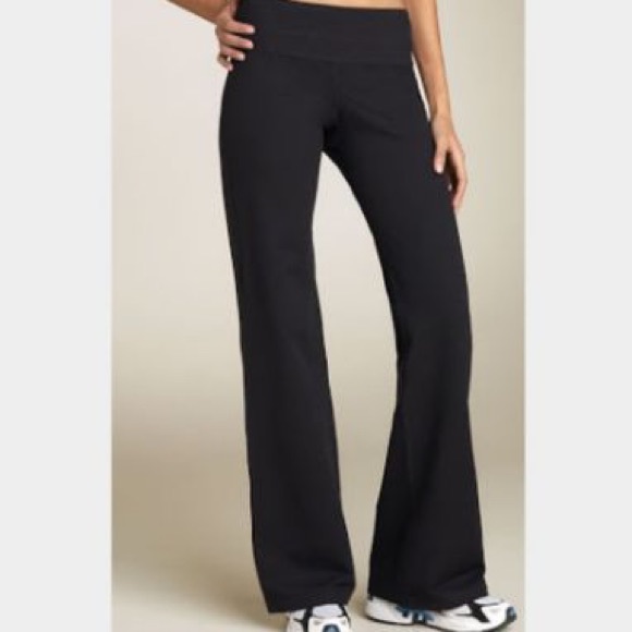 high waisted black dance pants